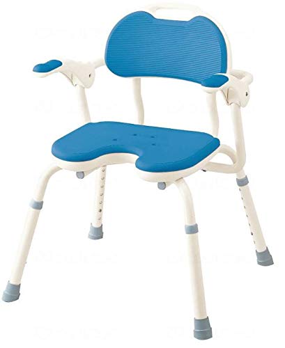 Amazon.co.jp: アロン化成 安寿 ひじ掛け付シャワーベンチ TH-U ブルー